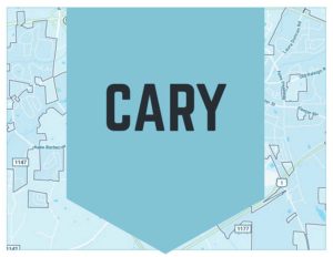 Cary, NC Real Estate Map