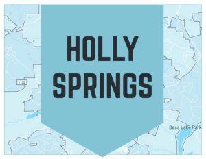 Holly Springs, NC Real Estate Map
